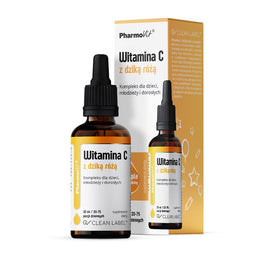 Pharmovit Witamina C z dziką różą suplement diety w kroplach 30ml