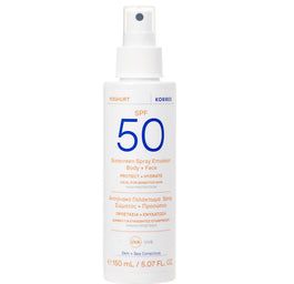 Korres Yoghurt Sunscreen Spray Emulsion Body + Face emulsja ochronna w sprayu do ciała i twarzy SPF50 150ml