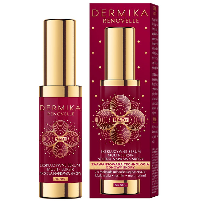 Dermika Renovelle ekskluzywne serum multi-eliksir nocna naprawa skóry 50ml