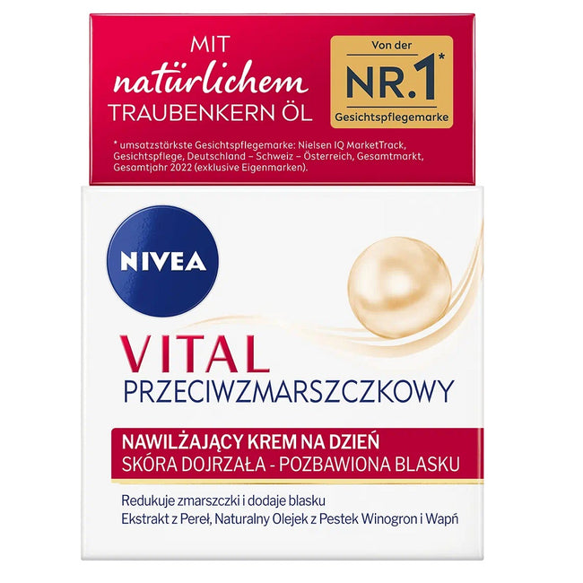 Nivea Vital Przeciwzmarszczkowy nawilżający krem na dzień 50ml