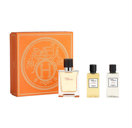 Hermes Terre D'Hermes zestaw woda toaletowa spray 50ml + żel pod prysznic 40ml + balsam po goleniu 40ml