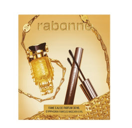 Paco Rabanne Zestaw Fame woda perfumowana spray 30ml + Eyephoria Famous tusz do rzęs 8ml