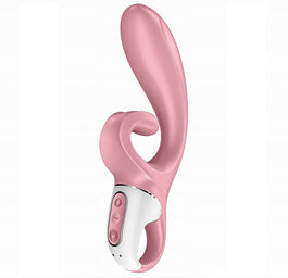Satisfyer Hug Me wibrator typu króliczek Pink/White
