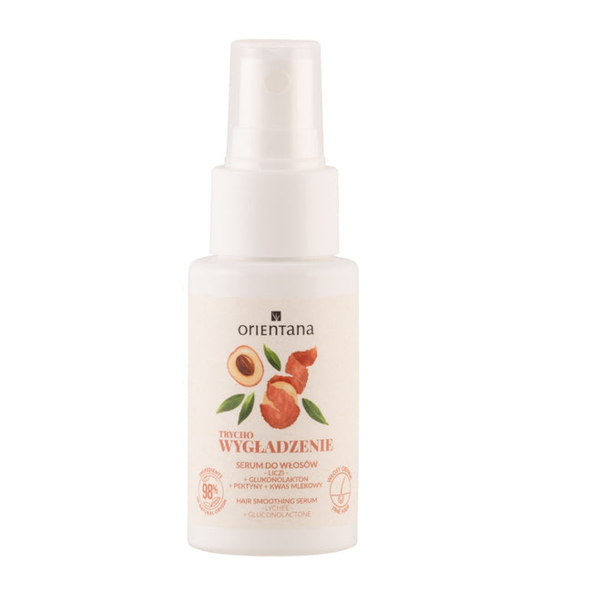 ORIENTANA Trycho Wygładzenie serum do włosów Liczi Glukonolakton Pektyny Kwas mlekowy 50ml