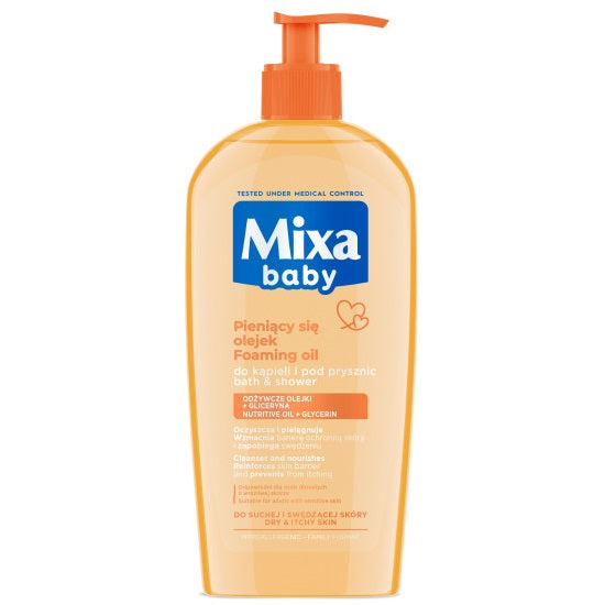 MIXA Baby delikatny płyn do kąpieli i mycia z olejkiem 400ml