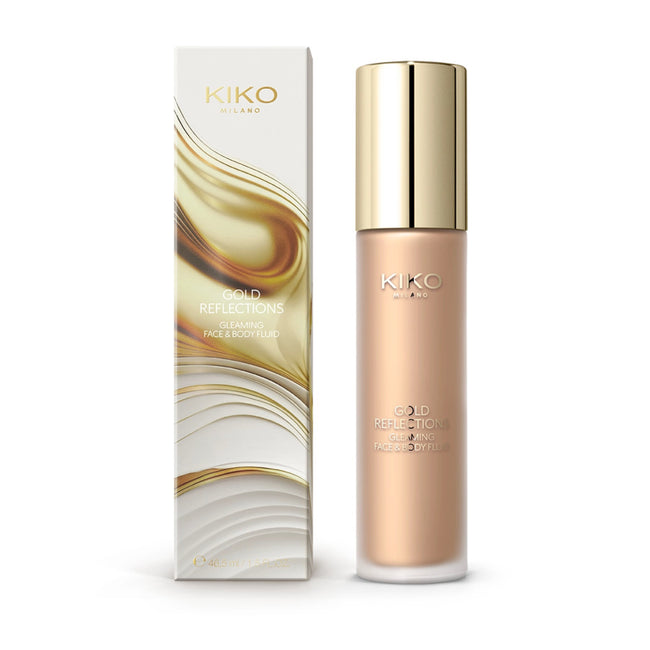 KIKO Milano Gold Reflections Gleaming Face & Body Fluid luksusowy odżywczy balsam do twarzy i ciała 46.5ml