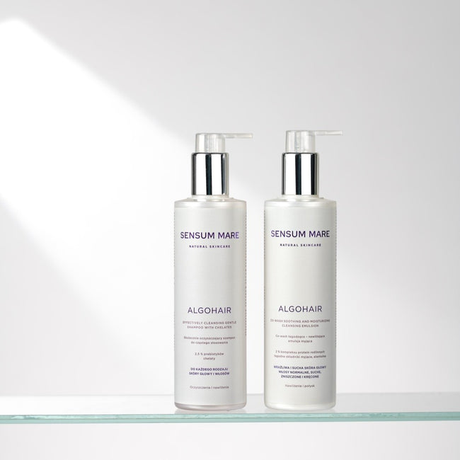 Sensum Mare Algohair co-Wash łagodząco-nawilżająca emulsja myjąca dla wrażliwej i suchej skóry głowy 250ml