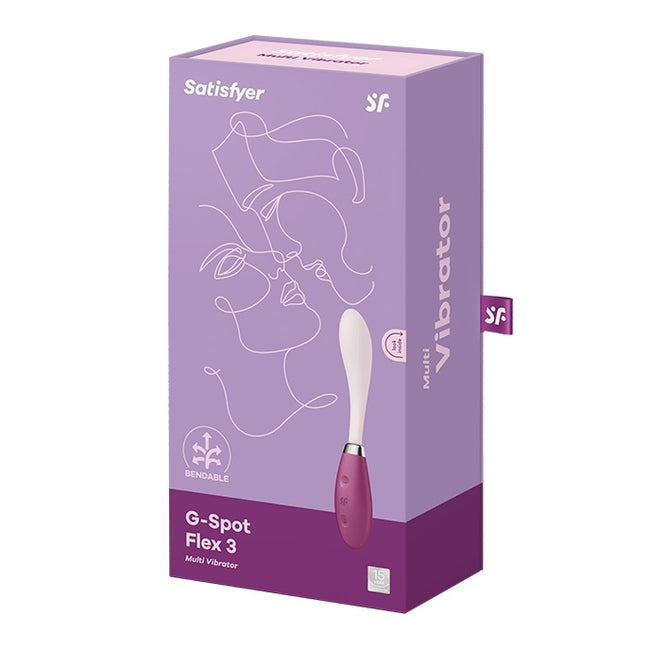 Satisfyer G-Spot Flex 3 wibrator do punktu G Pink