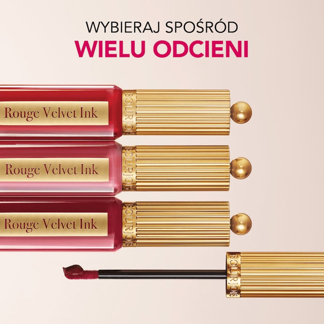 Bourjois Rouge Velvet Ink matowa pomadka w płynie