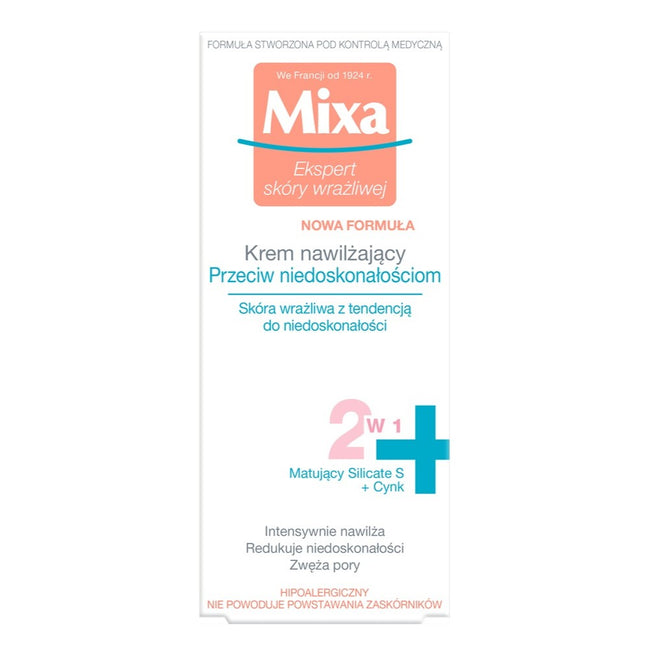 MIXA Krem nawilżający przeciw niedoskonałościom 50ml