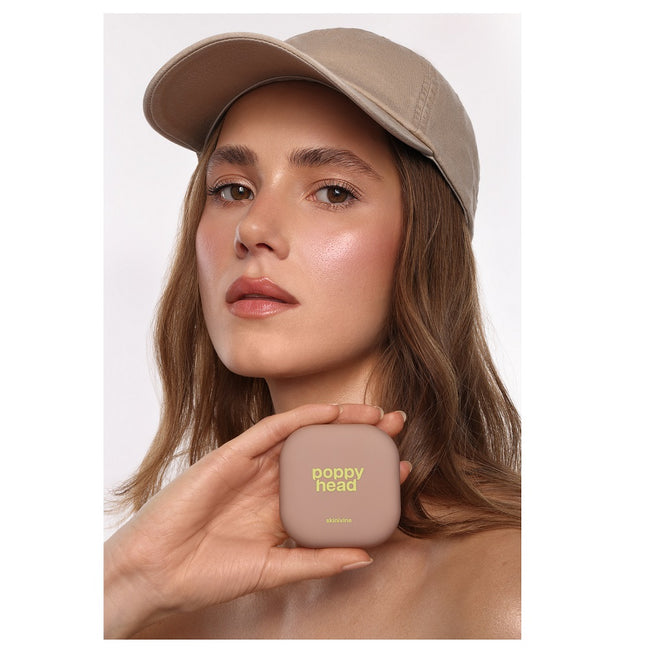 Poppy Head Skinivine prasowany puder utrwalający z efektem blur 6.5g
