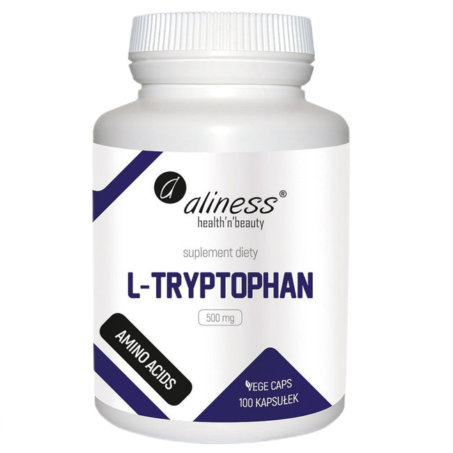 Aliness L-Tryptophan 500mg suplement diety 100 kapsułek