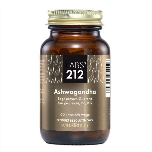LABS212 Ashwagandha suplement diety 60 kapsułek wege
