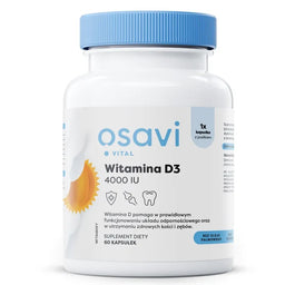 Osavi Witamina D3 4000IU suplement diety 60 kapsułek