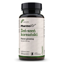 Pharmovit Żeń-szeń koreański 250mg suplement diety 90 kapsułek