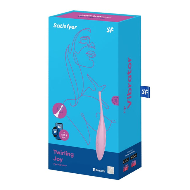 Satisfyer Twirling Joy wibrator łechtaczkowy Rose