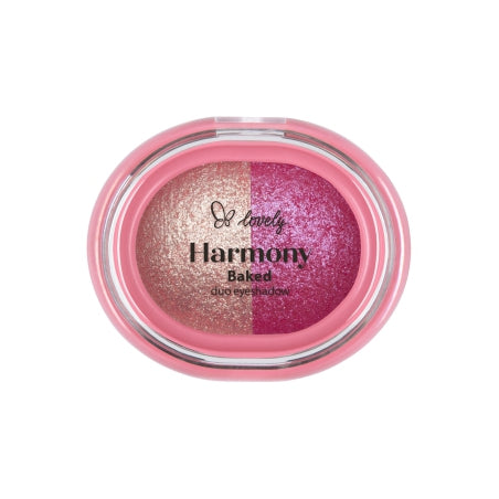 Lovely Harmony Baked Duo Eyeshadow wypiekany cień do powiek 1szt.