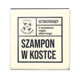 Mydlarnia Cztery Szpaki Szampon detoksykujący do włosów w kostce 75g