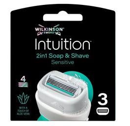 Wilkinson Intuition Sensitive wkłady z 4 ostrzami 3szt