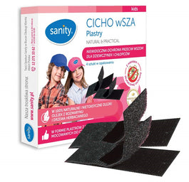 Sanity Kids CICHO wSZA plastry na wszy 4szt