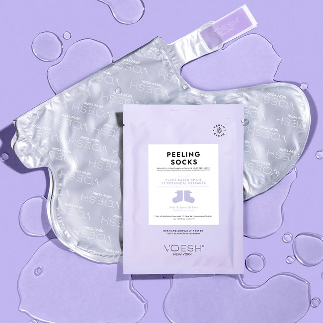 VOESH Peeling Socks skarpetki złuszczające z ekstraktem z lawendy 1 para