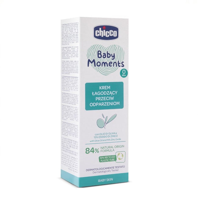 Chicco Baby Moments krem łagodzący przeciw odparzeniom 0m+ 100ml