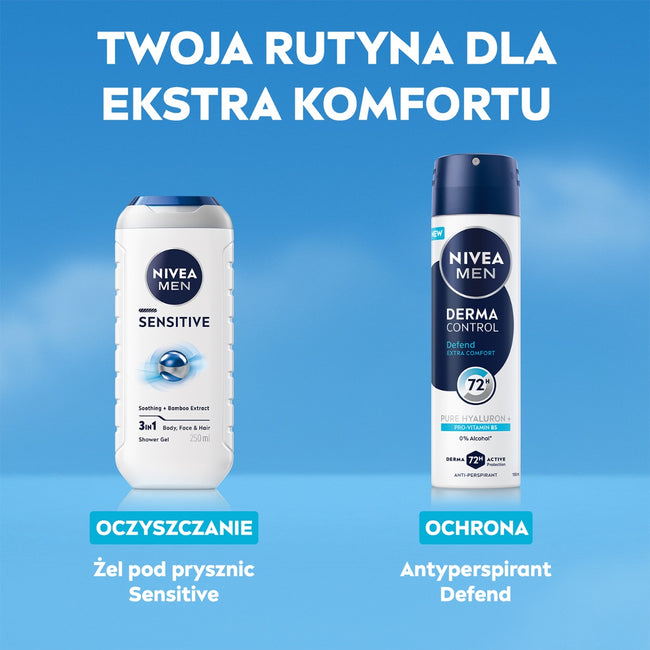 Nivea Men Derma Control Defend antyperspirant spray 150ml