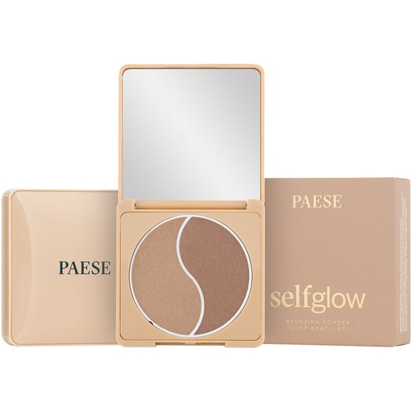 Paese Self Glow Bronzing Powder prasowany puder brązujący