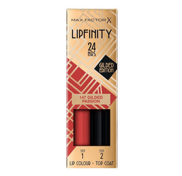 Max Factor Lipfinity Lip Colour 24h dwufazowa szminka o długotrwałym efekcie 147 Gilded Passion 4.2ml