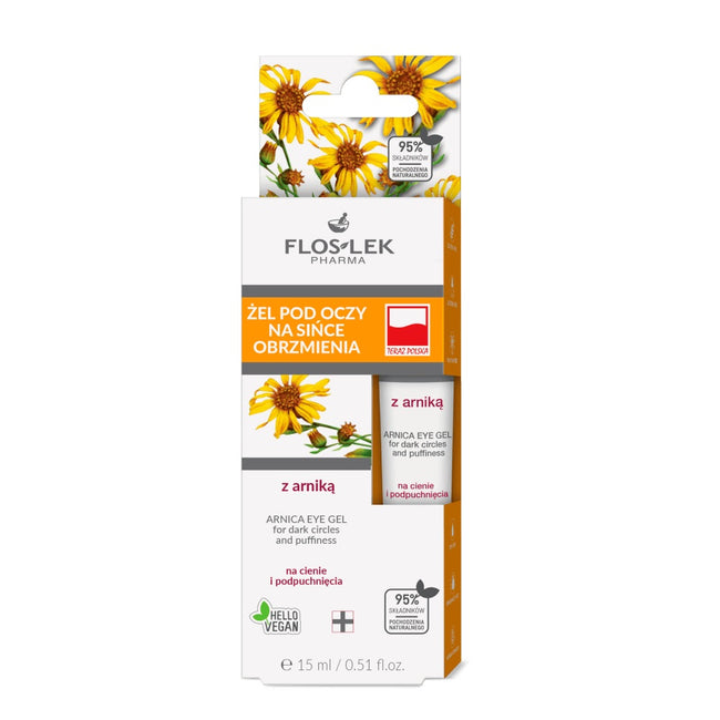 Floslek Żel do powiek i pod oczy na sińce i obrzmienia z arniką 15ml