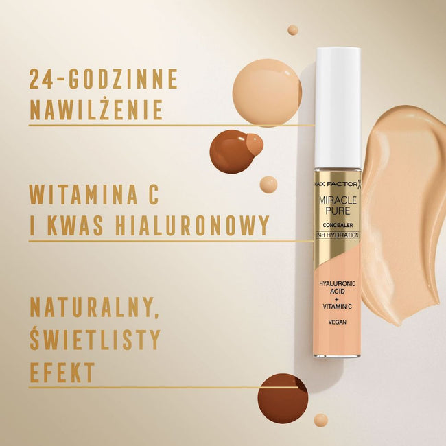 Max Factor Miracle Pure rozświetlający korektor do twarzy