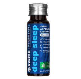Cosma Cannabis Deep Sleep naturalny shot wspierający sen 50ml