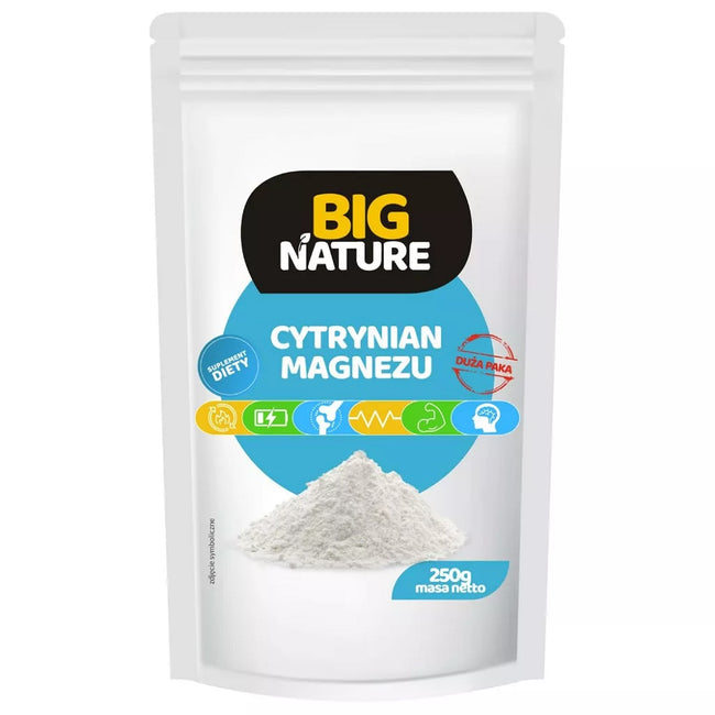 Big Nature Cytrynian magnezu suplement diety 250g