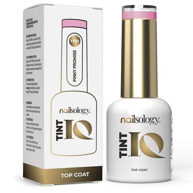 Clavier Nailsology Tint IQ Top Coat top hybrydowy TT03 Pinky Promise 8ml