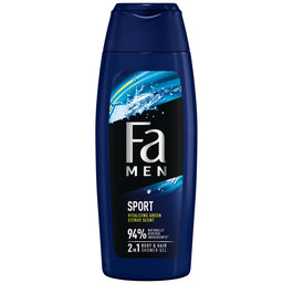 Fa Men Sport żel pod prysznic 2w1 o zapachu zielonych cytrusów 250ml