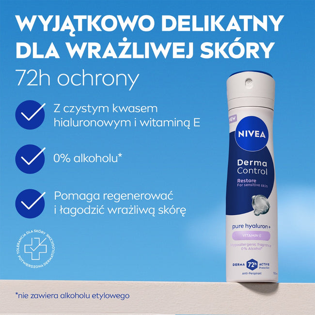 Nivea Derma Control Restore antyperspirant spray 150ml