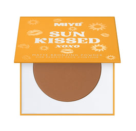 MIYO Sun Kissed Matte Bronzing Powder puder brązujący do twarzy 01 Warm Bronze 10g