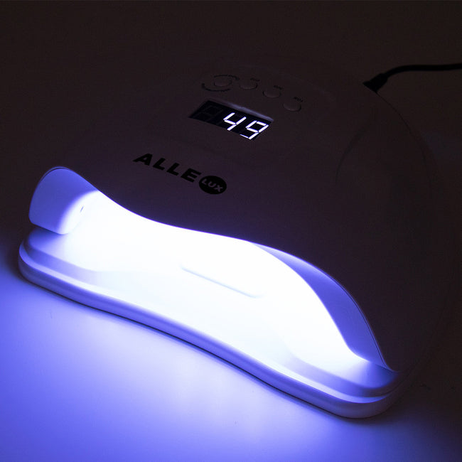 AlleLux X5 Plus lampa do paznokci UV/LED 120W do lakierów hybrydowych Biała