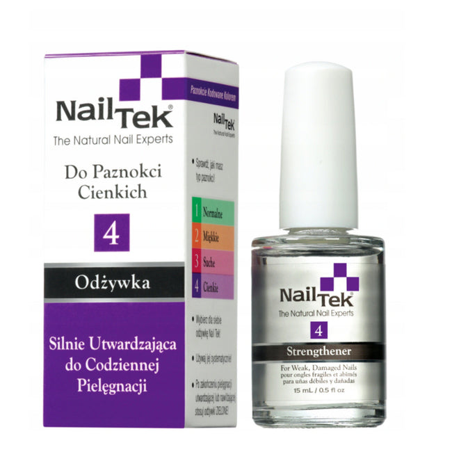 NailTek Odżywka do paznokci silnie utwardzająca do codziennej pielęgnacji 4 15ml