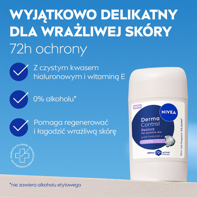 Nivea Derma Control Restore antyperspirant w sztyfcie 50ml
