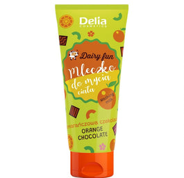 Delia Dairy Fun mleczko do mycia ciała Pomarańczowa Czekolada 200ml