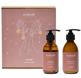 Mokosh Pyszałek Drzewna Głębia zestaw nawilżający żel do mycia ciała i dłoni 200ml + nawilżający lotion do ciała 200ml