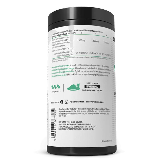 Skill Nutrition Magnesium Bisglycinate suplement diety 90 kapsułek