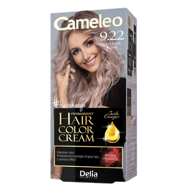 Cameleo Omega Permanent Hair Color Cream trwale koloryzująca farba do włosów 9.22 Lavender Blond