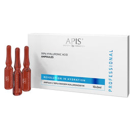 APIS Rewolucja w Nawilżeniu ampułki z kwasem hialuronowym 4D 99% 10x3ml