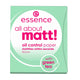 Essence All About Matt! bibułki matujące do twarzy 50szt.