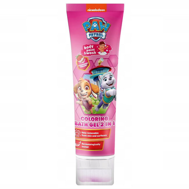 Paw Patrol Koloryzująca farbka do kąpieli Strawberry Yogurt 150ml