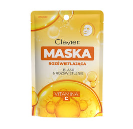 Clavier Maska rozświetlająca w płachcie z witaminą C 25ml