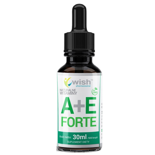 WISH Pharmaceutical Naturalna Witamina A+E Forte suplement diety w kroplach 30ml
