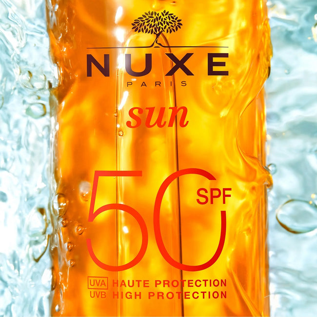 Nuxe Sun brązujący olejek do opalania twarzy i ciała SPF50 150ml